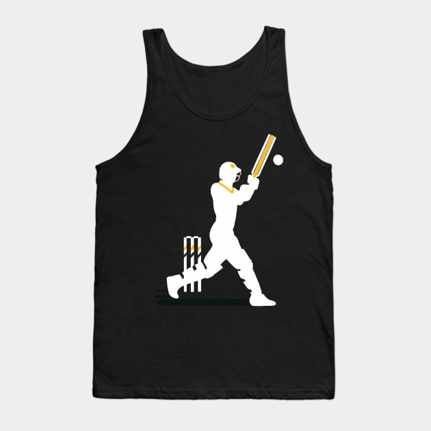 Cricket - Silhouette Dynamic Drawing Tank Top by isstgeschichte